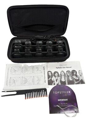TopStyler by InStyler Heated Ceramic Styling Shells Set Of 15 Clips